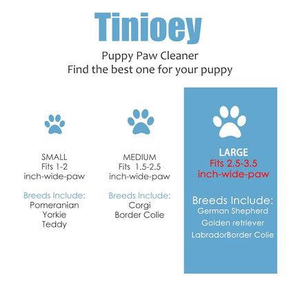 Dog Paw Cleaner for Small Dogs, Dog Paw Washer, Muddy Paw Cleaner, Pet Foot Cleaner, Dog Paw Protector Kit