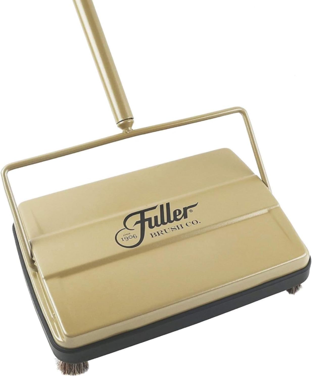 Fuller Brush 17027 Electrostatic Carpet & Floor Sweeper - 9" Cleaning Path - Lightweight - Ideal for Crumby Messes - Works On Carpets & Hard Floor Surfaces - Black