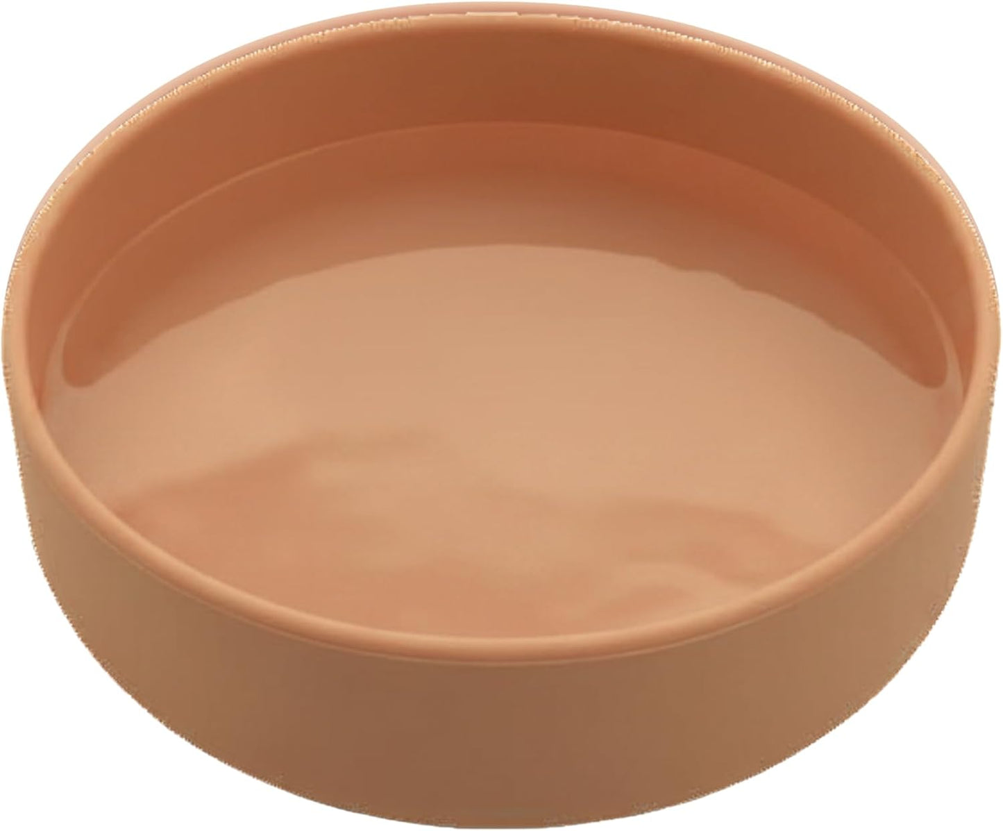 Should We Go? Dog Water Bowl - The Perfect Dish No-Spill, Less Mess Non-Tippable Water & Food Bowl, Pure Silicone with Suction Cup Fits 5 Cups 7.5" Across x 2.25" Tall, Ideal for All Pets, Medium-Sage