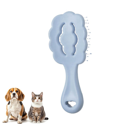 Cloud Shape Small Dog Grooming Brush - Soft Pin Brush for Gentle Detangling & Massage Puppy Hair Comb for Maltese, Shih Tzus, Yorkies, and Puppies, Pink