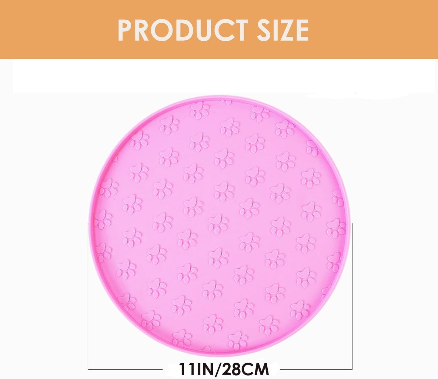 Pet Feeding Mat, Waterproof, Raised Edges to Prevent Spills, Easy Clean in Dishwasher, Dogs and Cats Placemat Tray to Stop Food and Water Bowl Messes on Floor(1Pack Beige)