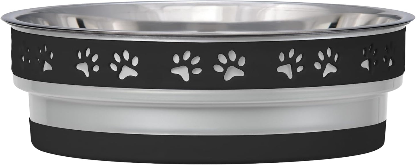 Loving Pets Corsa Dog Bowls- Stainless Steel Dog & Cat Bowls - Spill Proof Dog Food Bowl, Cat Bowl, Puppy Essentials & Pet Supplies Great for Home & Travel (Small 10-20 lbs, Rapid Blue)