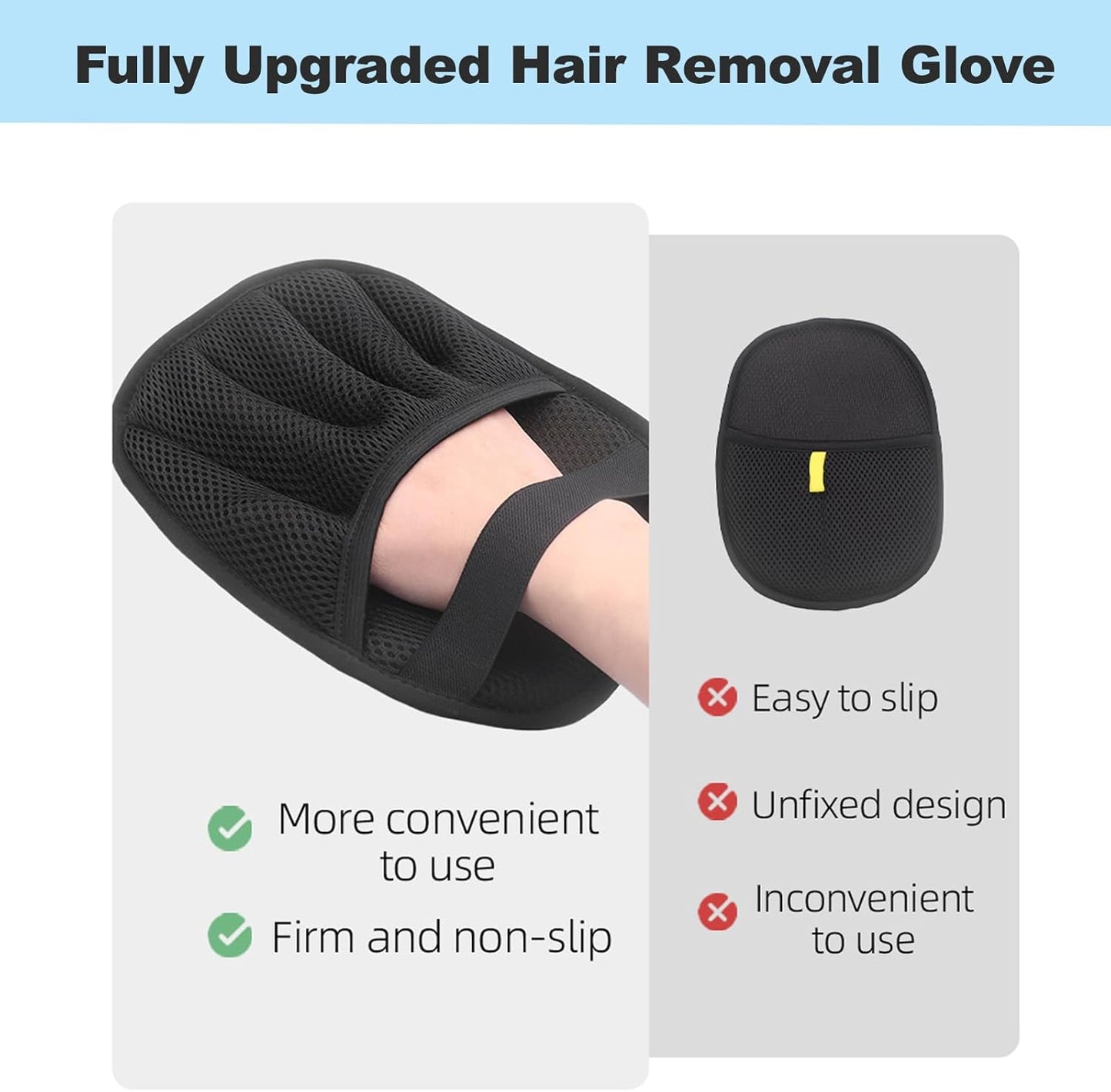 Pet Hair Removal Glove, Reusable Electrostatic Cats & Dogs Hair Removal Tool for Couch, Furniture, Carpet, Car Seat, Clothes 1PCS