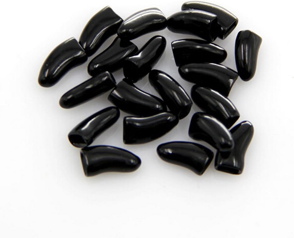 100Pcs Soft Pet Dog Nail Caps Claws Control Paws of 5 Kinds 5Pcs Adhesive Glue + 5pcs Applicator with Instructions