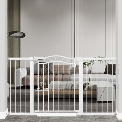 Fairy Baby 68.1"-70.8" Extra Wide Press Mounted Baby Gate Indoor for Kids Or Pets Walk Thru No Drill Long Dog Gates for The House Doorway Child Safety Gate