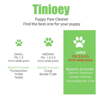 Dog Paw Cleaner for Small Dogs, Dog Paw Washer, Muddy Paw Cleaner, Pet Foot Cleaner, Dog Paw Protector Kit
