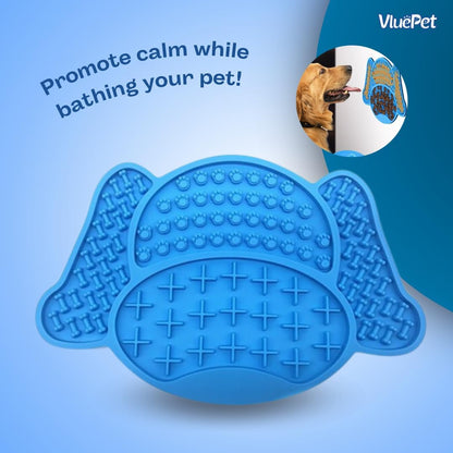 VALUEPET | Dog Lick Mat - Silicone Lick Mat for Anxiety Relief - Slow Feeder Licking Pad for Butter, Yogurt, & Peanut - Suitable for Dog Training, Boredom Reducer, Bathing & Grooming - Paw - 6.6 Inch