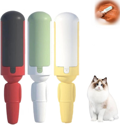 2023 New Pet Hair Remover Roller - Reusable and Washable for Dog/Cat Fur - Best for Couch and Furniture (A-White)