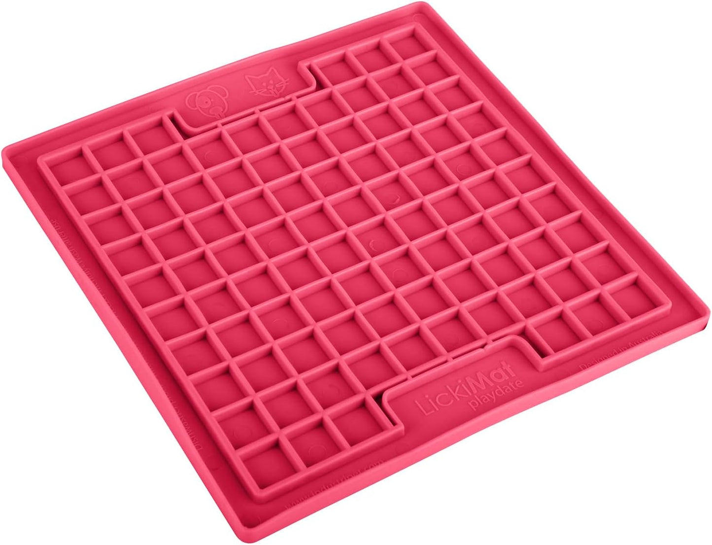 LickiMat Classic Soother Slow Feeder for Dogs Lick Mat Boredom Anxiety Reducer Perfect for Food Treats Yogurt Liquid Food Peanut Butter Fun Alternative to a Slow Feed Dog Bowl, Turquoise