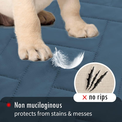 fuguitex Waterproof Dog Bed Cover Couch Cover, Anti-Slip Cat Mat Pet Pad Blanket for Sofa Chair Recliner Furniture Protrctor
