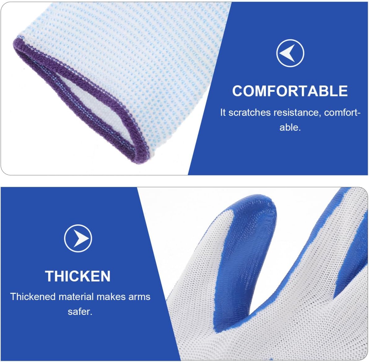 DOITOOL Anti Bite Gloves for Dogs, Medium, Rubber, Polyvinyl Chloride