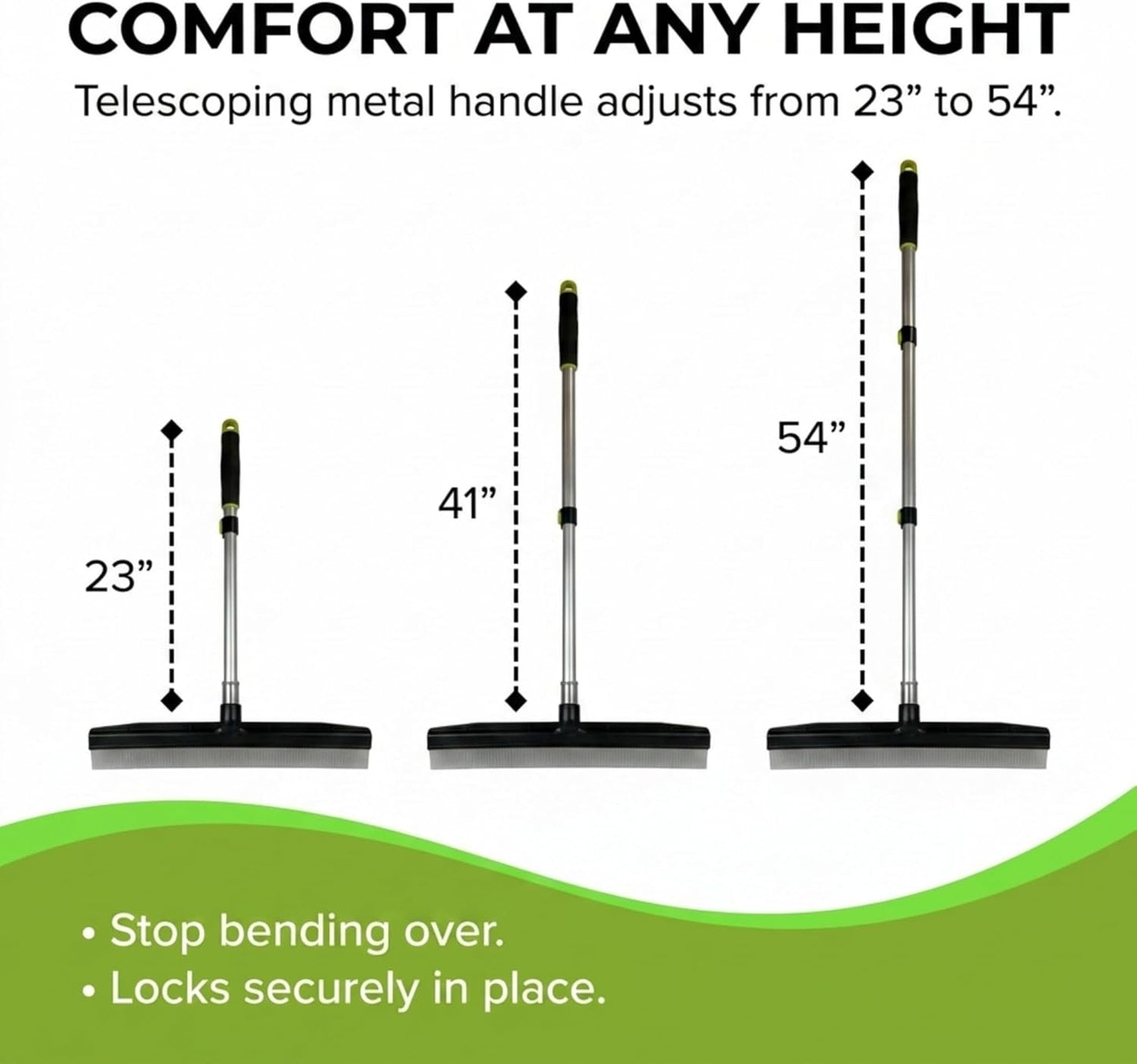 Small Room Groom Carpet Rake, 11" Handle, Portable Carpet Brush for Pet Hair, High Pile Rugs, Stairs, Furniture & Artificial Turf, Compact Groomer Tool