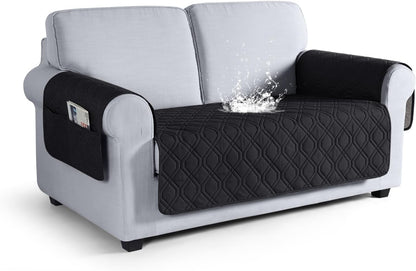VANSOFY Couch Cover, Waterproof Sofa Covers Washable Slipcover Furniture Protector Couch Seat Covers Non-Slip Couch Cover for Dogs, Pets(Sofa, Dark Gray)