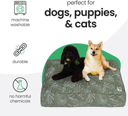 Molly Mutt Medium to Large Dog Bed Cover- Forever Young Print - Measures 27”X36”X5’’ - 100% Cotton - Durable - Breathable - Sustainable - Machine Washable Dog Bed Cover (Dd82b)
