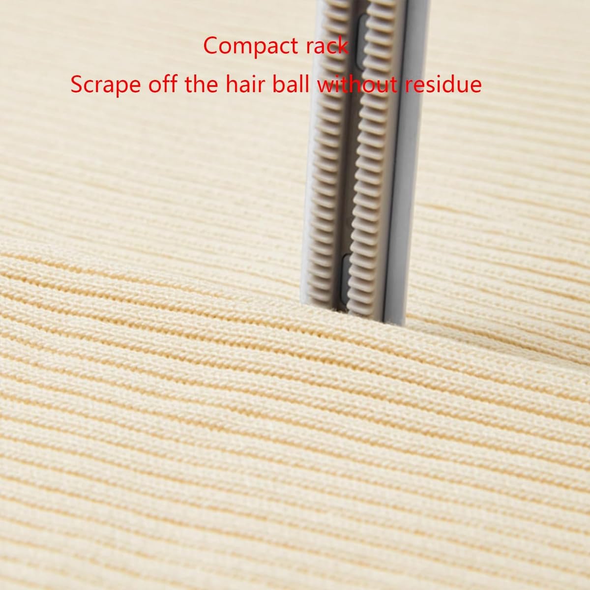 Double-Sided Carpet Scraper Pet Hair Remover Carpet Rake Cat Dog Hair Remover for Couch Rug Furniture Car Plus Pet Comb Brush (Blue)