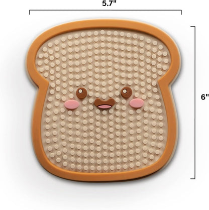 Genuine Fred Howligans Dog Lick Mat, Toast
