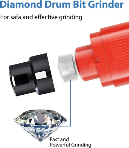 Electric Dog Nail Grinder with 2 Level LED Lights, 2 Speed 30dB Super Quiet and Low Vibration Turbo Charge Pet Nail Grinder for Small Dogs and Cats - White
