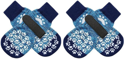 EXPAWLORER Anti Slip Dog Socks to Prevent Licking Paws, Dog Shoes for Hot Pavement, Dog Booties for Small Medium Large Senior Dogs, Traction Control Boots & Paw Protectors for Hardwood Floors