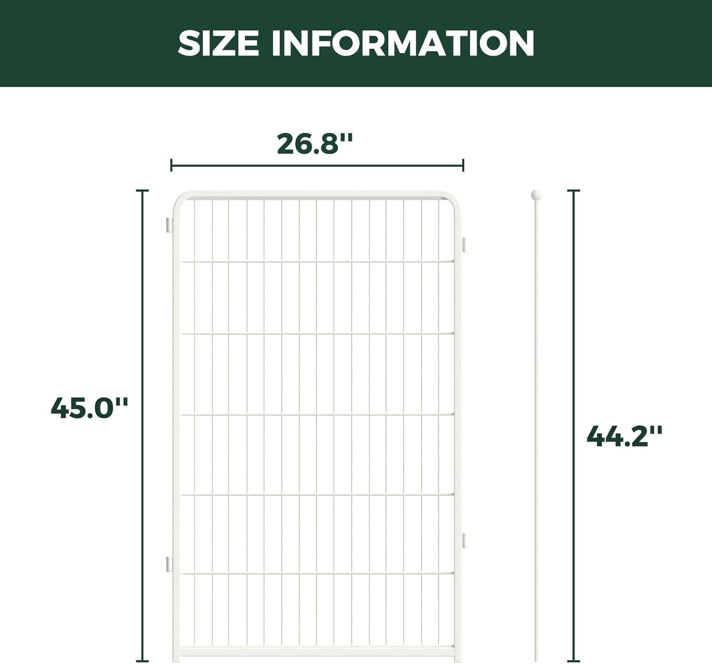 FXW Homeplus Unleashed Indoor Dog Playpen - Stress-Free and Safe Play, Heavy Duty 24 Inch 6 Panels Dog Pen for Puppy and Small Dogs, Black│Patented
