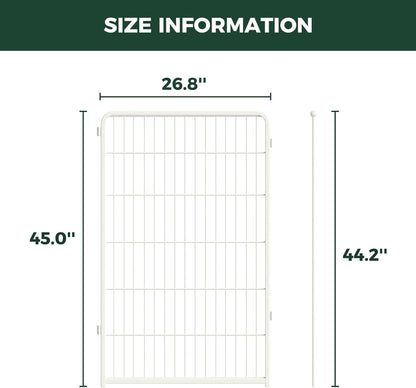 FXW Homeplus Unleashed Indoor Dog Playpen - Stress-Free and Safe Play, Heavy Duty 24 Inch 6 Panels Dog Pen for Puppy and Small Dogs, Black│Patented