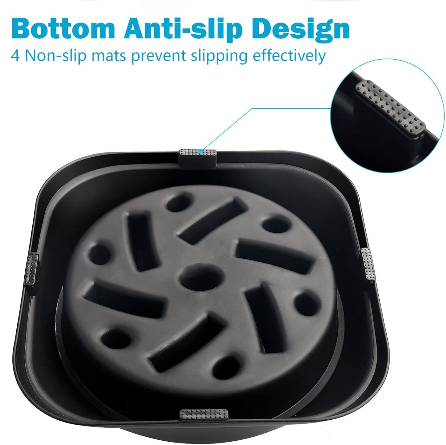 UPSKY Slow Feeder Small Dog Bowl - Anti-Slip Puzzle Bowl Feeder, Interactive Bloat Stop, Anti-Choking