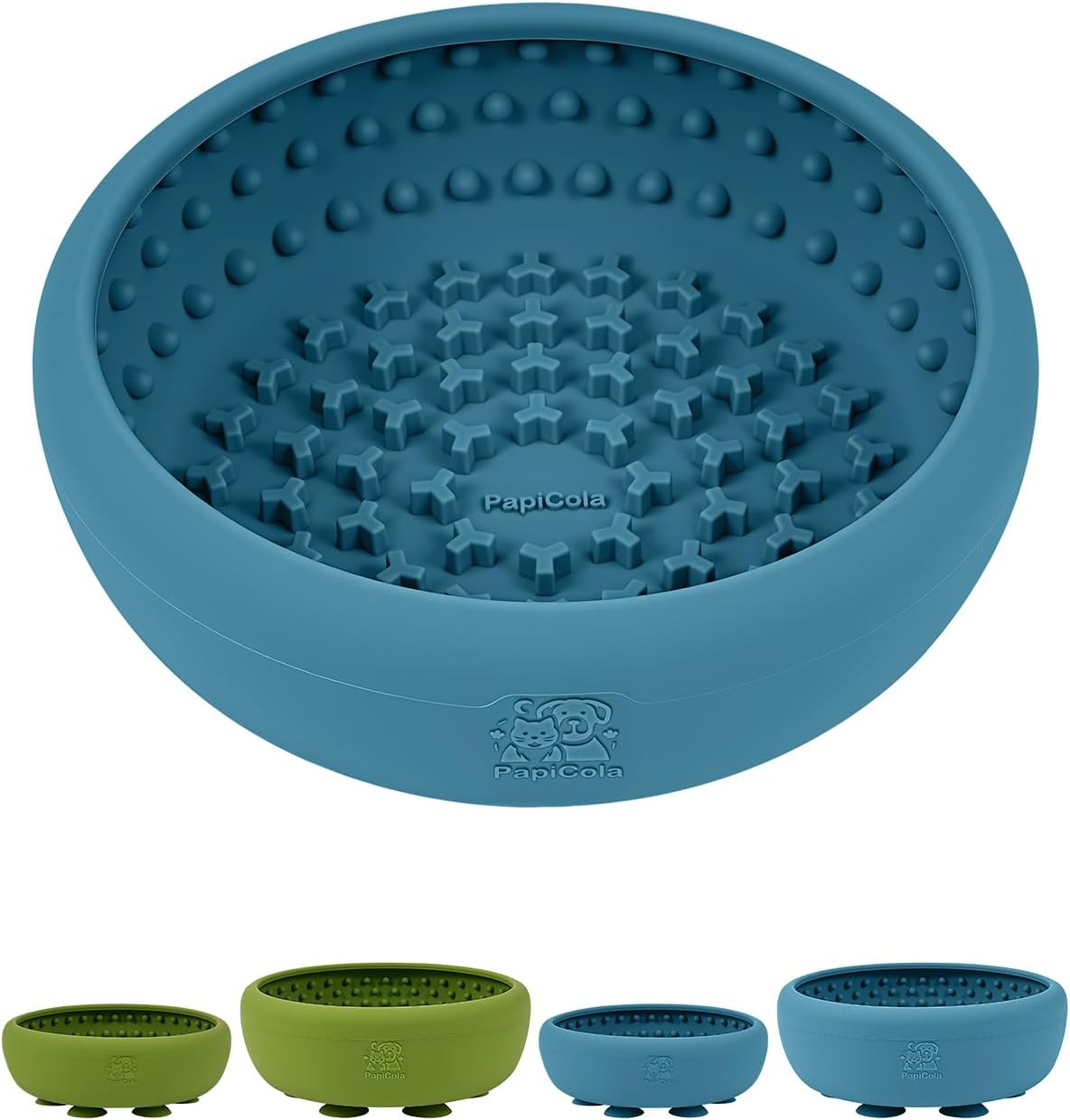 Dog Lick Bowl for Dogs, Lick Mat, Slow Feeder Lick Bowl with Strong Suction, BPA-Free Silicone, Freeze Licking Bowl for Anxiety Relief, Enrichment & Distraction, Dishwasher Safe