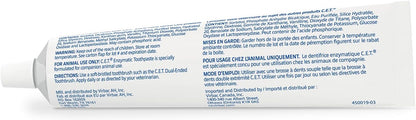 Virbac C.E.T.® Enzymatic Toothpaste| Tartar & Plaque Control for Fresh Breath | Pet Dental Care Toothpaste | Poultry Flavor, 2.5 oz