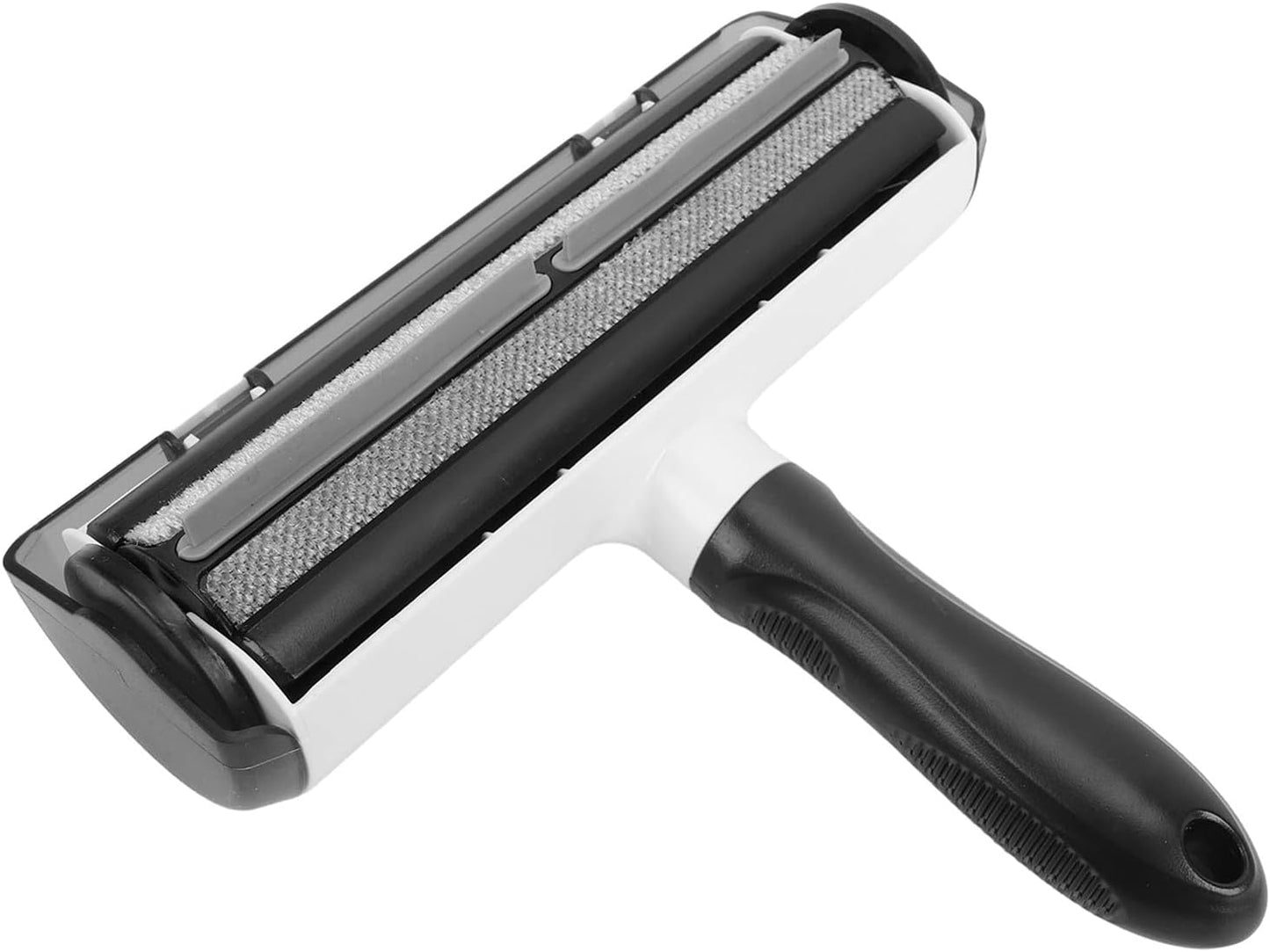 Zunate Pet Hair Remover Roller for Couch and Carpet, Reusable Lint Removal Tool with 17cm Wide Bidirectional Brush Head for Clothing and Furniture, Black Tool (Gray)