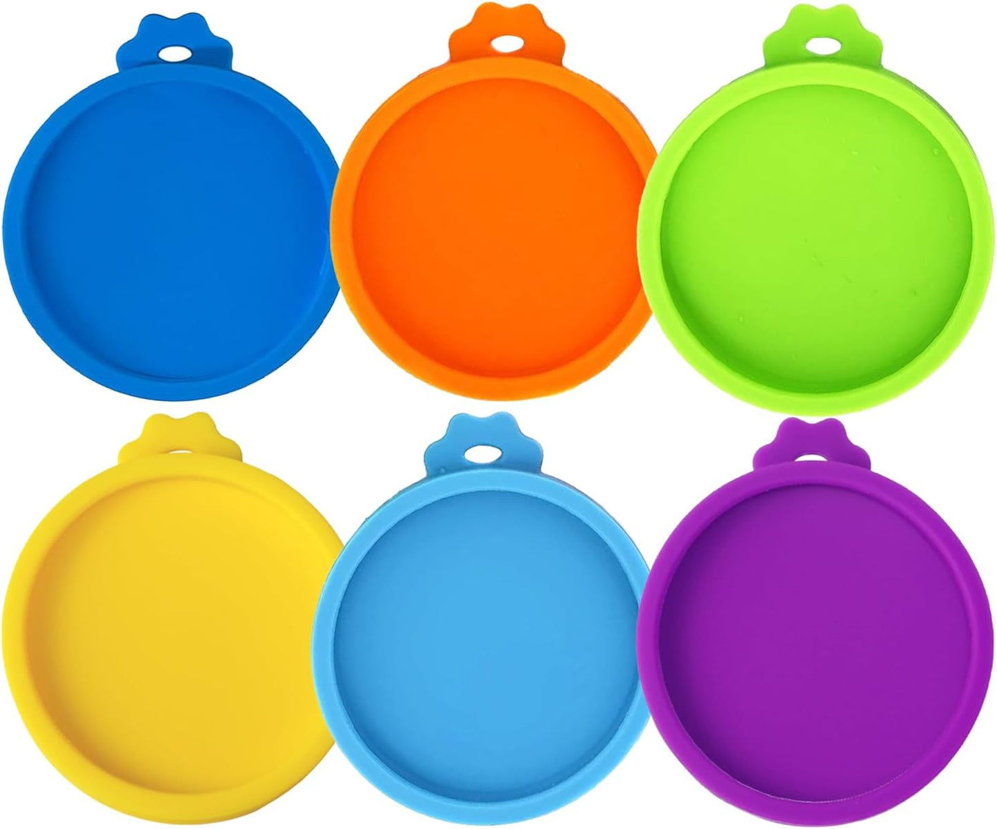 Yobbai Small Cat Food Can Lids for 3 oz & 2.5 oz, Food-Grade Silicone Pet Food Covers, BPA-Free, Dishwasher Safe, 3 Pack