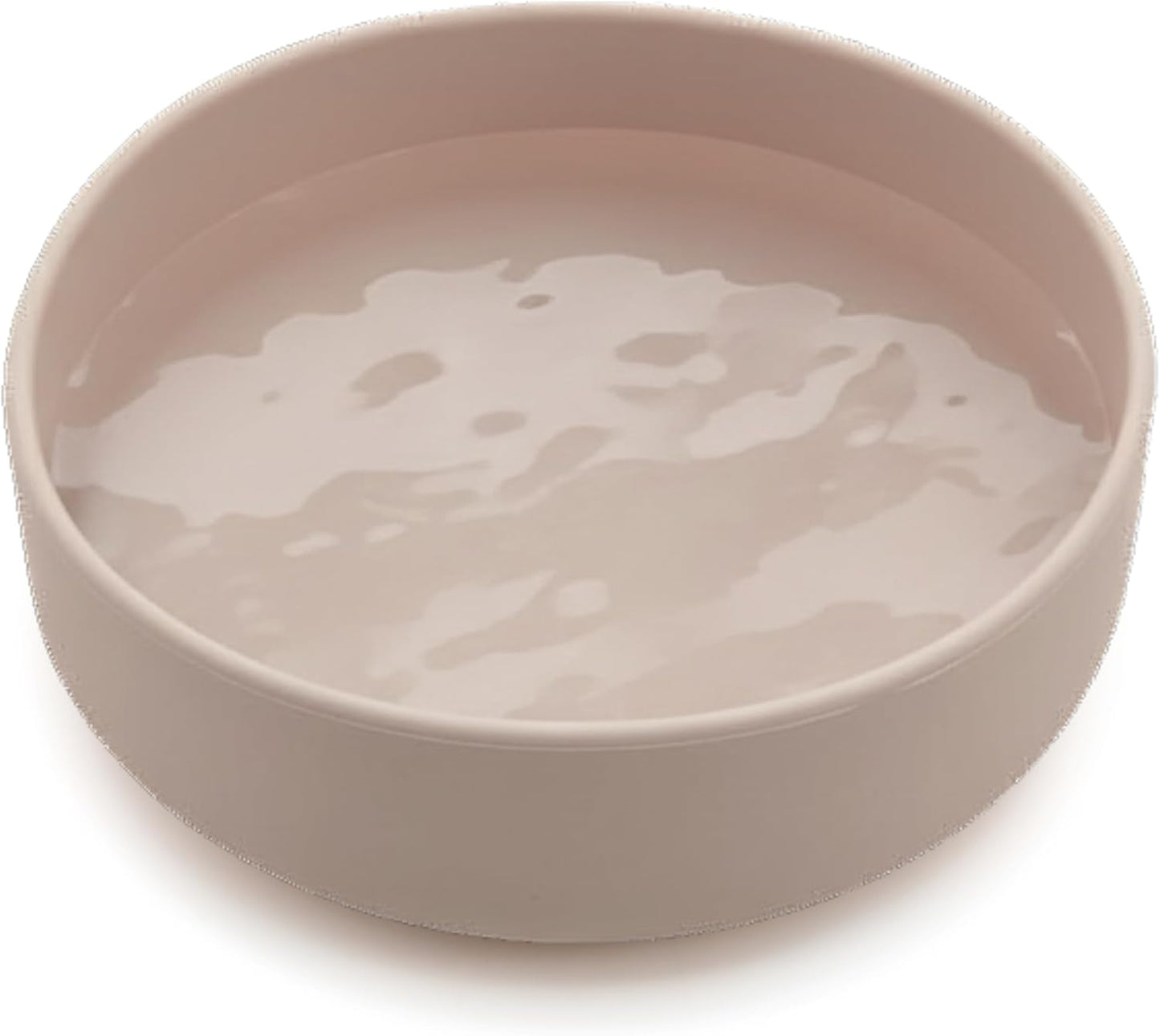 Should We Go? Dog Water Bowl - The Perfect Dish No-Spill, Less Mess Non-Tippable Water & Food Bowl, Pure Silicone with Suction Cup Fits 5 Cups 7.5" Across x 2.25" Tall, Ideal for All Pets, Medium-Sage
