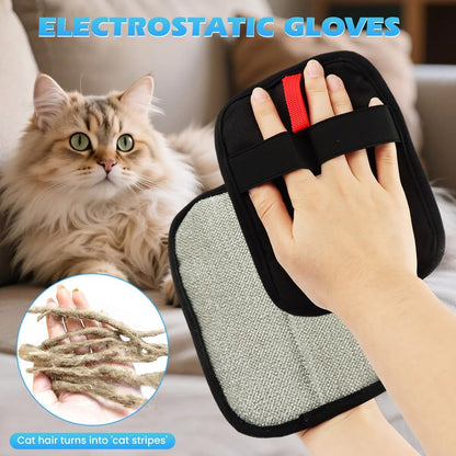 3Pcs Carpet Rake for Pet Hair Removal, with Adjustable Long Handle Pet Hair Removal Carpet Scraper, Dog & Cat Fur Brush & Scraper for Rugs, Floor Mats, Couches