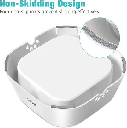 UPSKY No-Spill Pet Water Bowl, Slow Water Feeder, No-Slip Pet Water Dispenser 35oz Feeder Bowl for Dogs and Cats