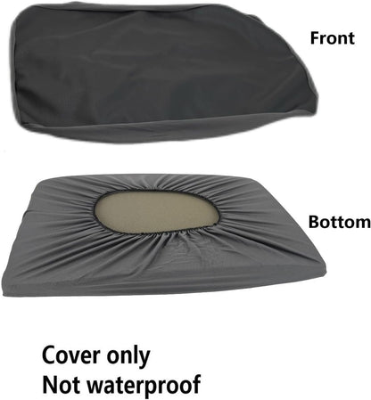 Grey Waterproof Dog Bed Slip Cover Dog Bed Liner Elastic 42 x 30 Inch