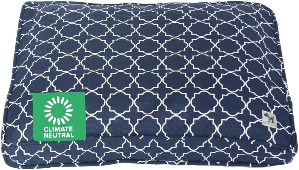 Molly Mutt Medium to Large Dog Bed Cover- Forever Young Print - Measures 27”X36”X5’’ - 100% Cotton - Durable - Breathable - Sustainable - Machine Washable Dog Bed Cover (Dd82b)
