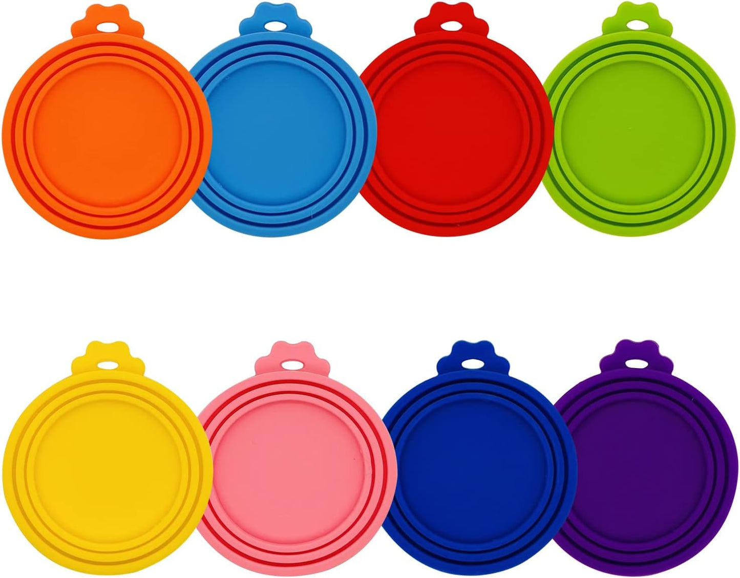 XYSMZM 8 Pcs Pet Can Covers, Food Can Lids for All Standard Size Dog Cat Cans.