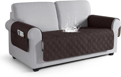 VANSOFY Couch Cover, Waterproof Sofa Covers Washable Slipcover Furniture Protector Couch Seat Covers Non-Slip Couch Cover for Dogs, Pets(Sofa, Dark Gray)