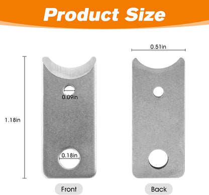 Pet Nail Trimmer Blades for Resco Guillotine Nail Trimmers Dog Nail Clipper Replacement Blades -6 Pack