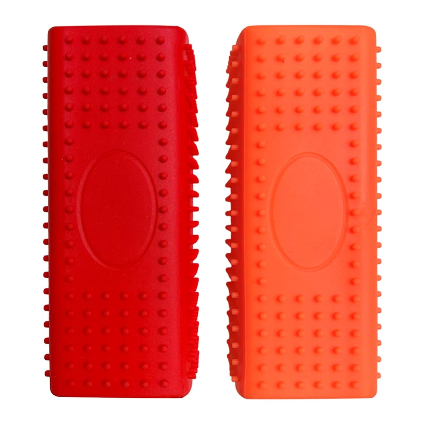 2pcs Pet Hair Remover, Dog Cat Block Roller Cleaner, Car Carpet Cleaner Brush for Small Animals, Pet Hair Removal Tool for Interior, Furniture, Sofa, Car Seat (Blue+Green)