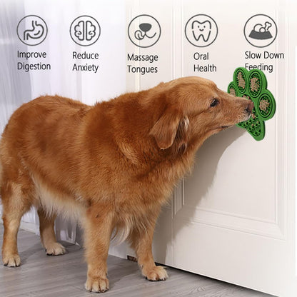 Lick Mat for Dogs and Cats, Premium Lick Pad with Suction Cups,Dog Slow Feeder Dowl Mat for Bathing Grooming Nailing Trimming, Food-Grade, Non-Toxic (Pink)