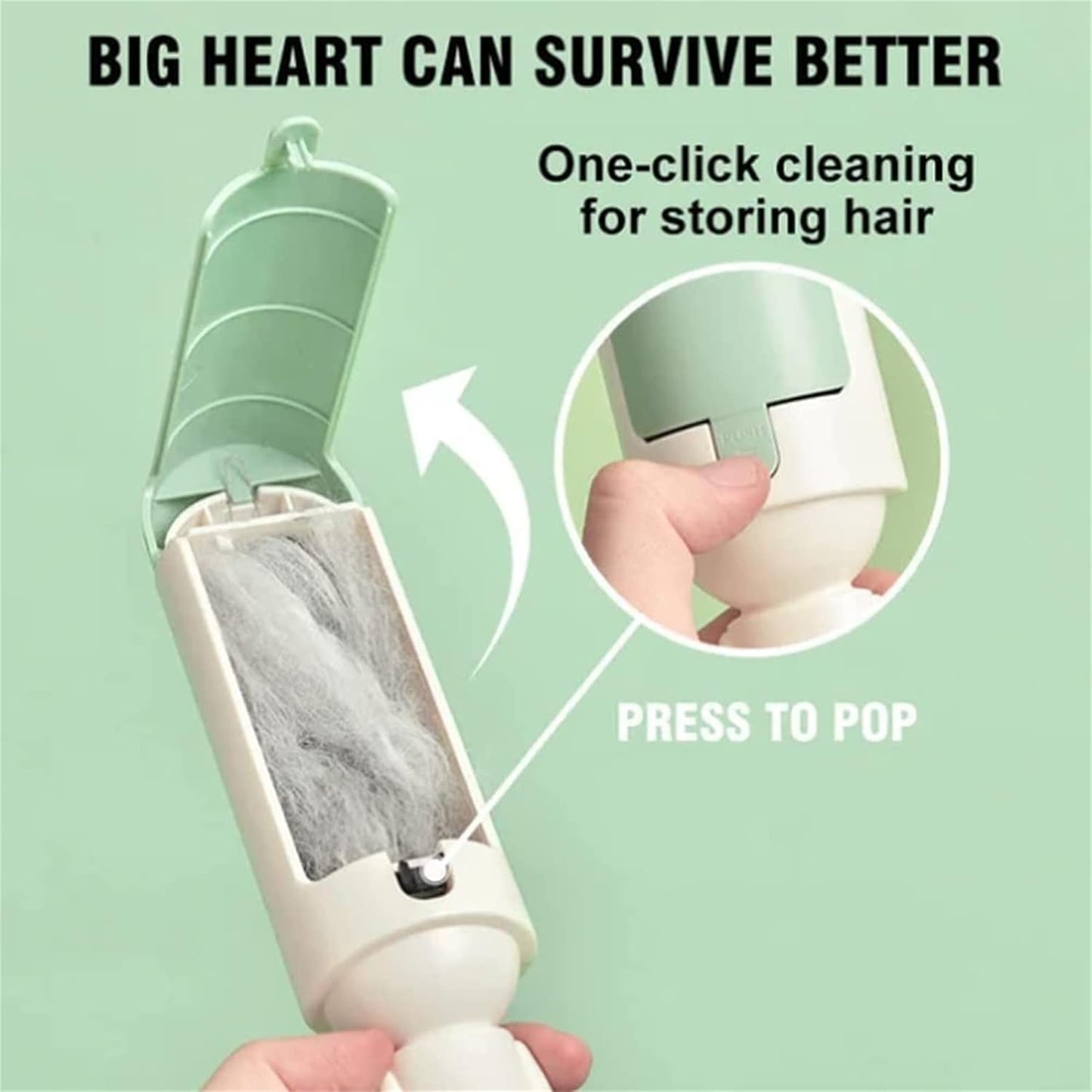 2023 New Pet Hair Remover Roller - Reusable and Washable for Dog/Cat Fur - Best for Couch and Furniture (A-White)
