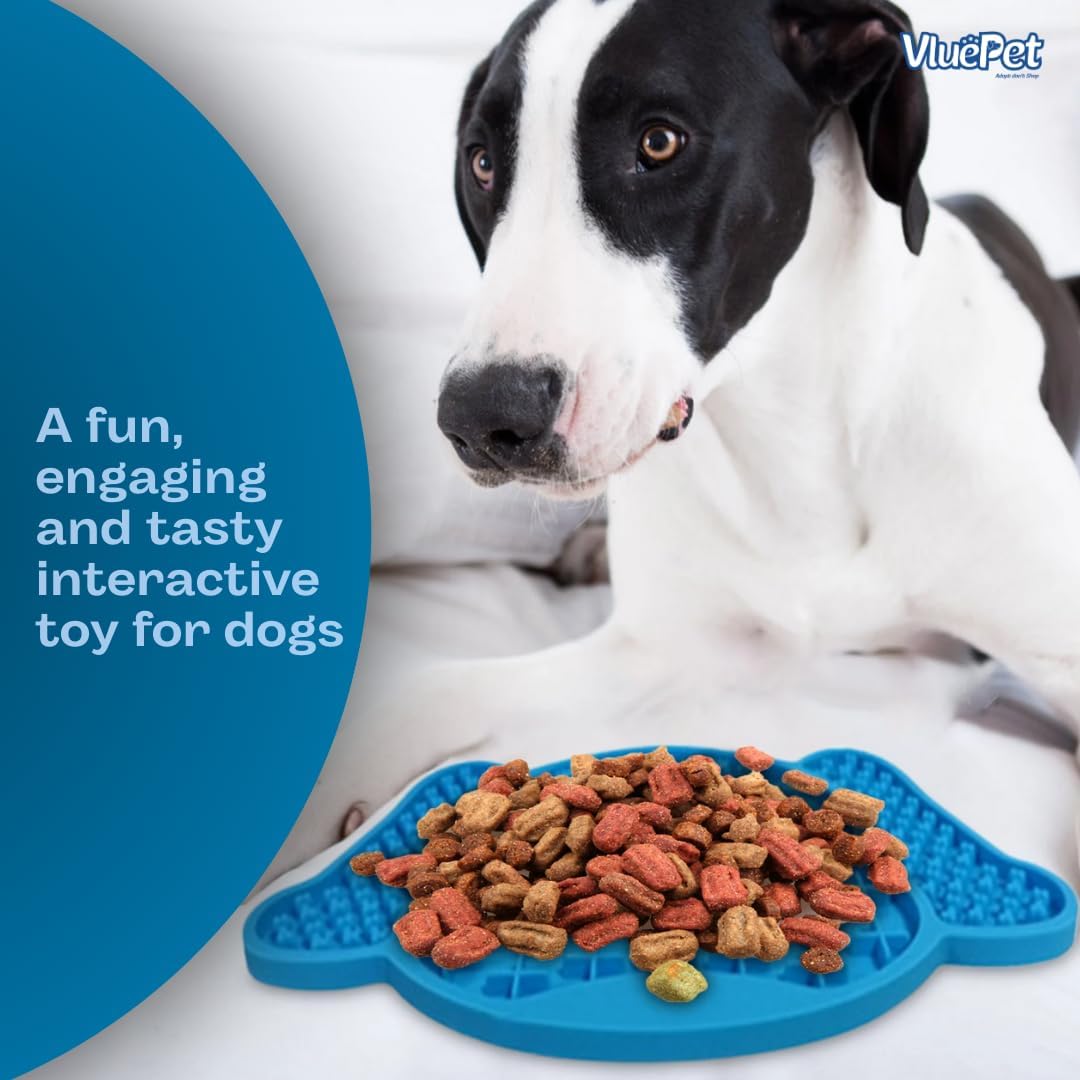 VALUEPET | Dog Lick Mat - Silicone Lick Mat for Anxiety Relief - Slow Feeder Licking Pad for Butter, Yogurt, & Peanut - Suitable for Dog Training, Boredom Reducer, Bathing & Grooming - Paw - 6.6 Inch