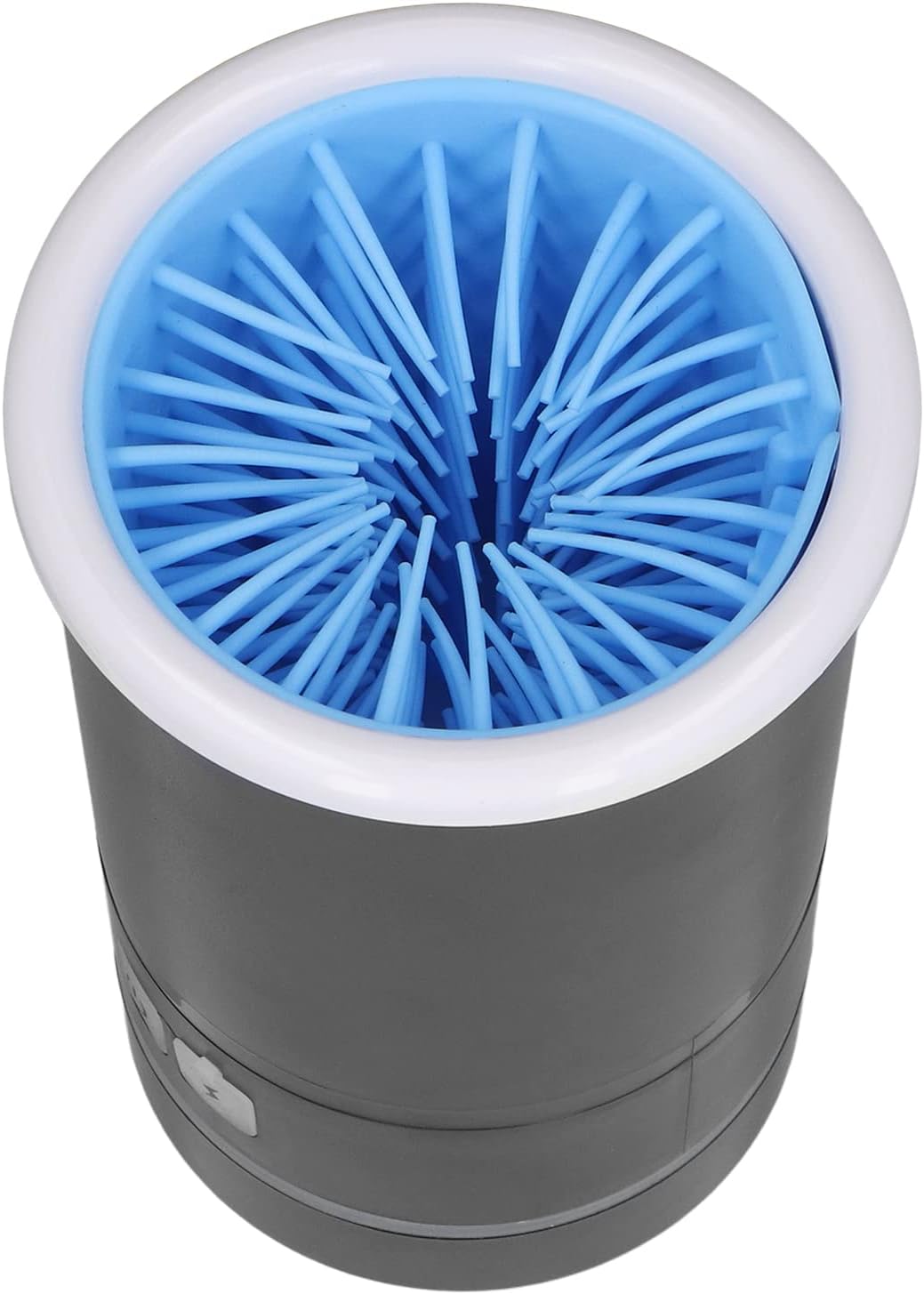 gernie Electric Pet Washer, 2000mAh USB Rechargeable Automatic Dog Washer 2 in 1 Portable Dog Foot Cleaner with Soft Brush for Small Medium Dogs s and Cats