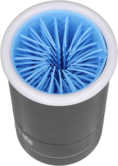 gernie Electric Pet Washer, 2000mAh USB Rechargeable Automatic Dog Washer 2 in 1 Portable Dog Foot Cleaner with Soft Brush for Small Medium Dogs s and Cats