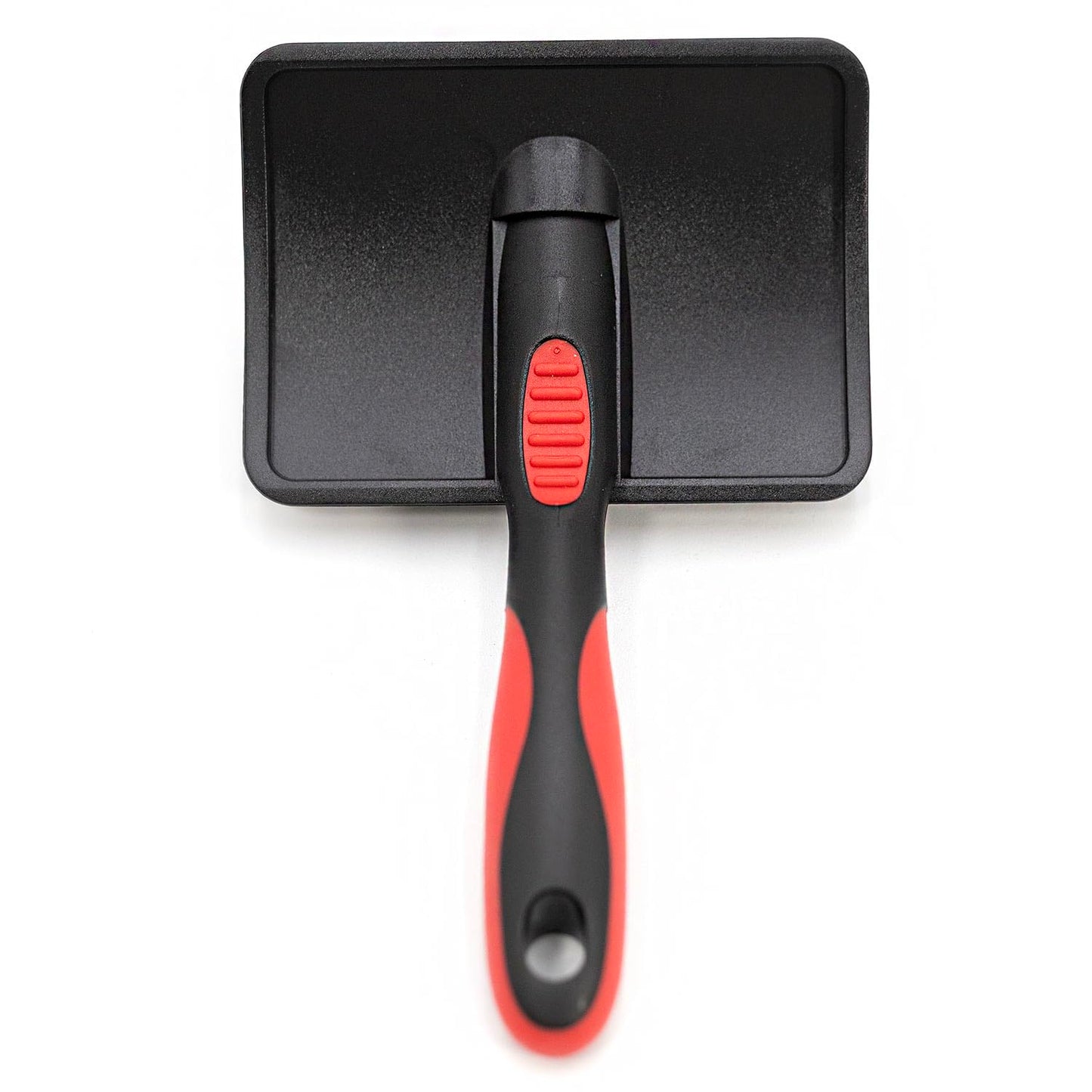 Jeffers Pet Dual Level Pin Universal Slicker Brush for Dogs, Cats & Small Pets - Curved Grooming Brush with Long & Short Pins for Shedding, Detangling, Finishing - Remove Mats & Dead Coat - Large
