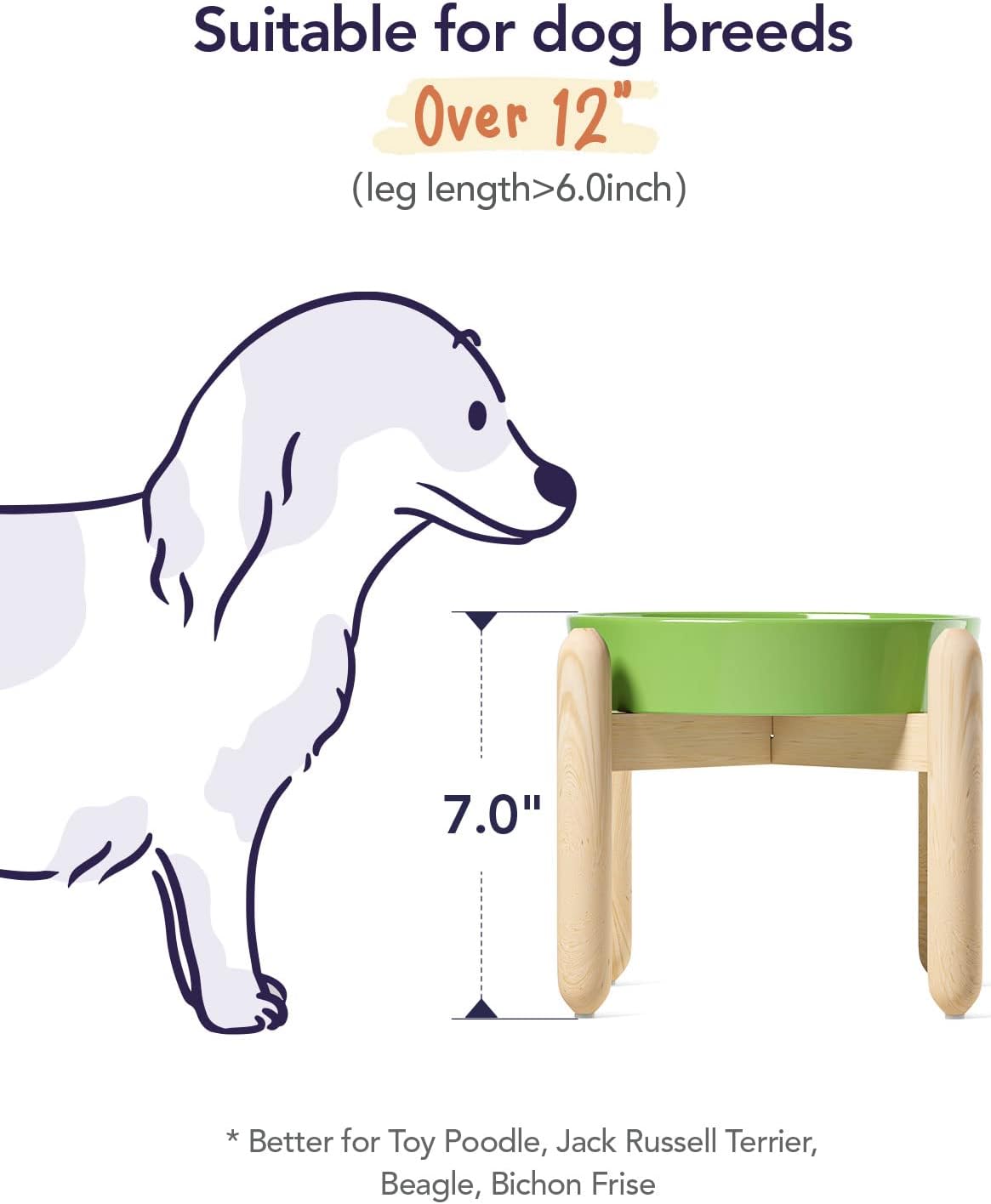 LE TAUCI Dog Bowls Slow Feeder Ceramic, 1.5 Cup Slow Feeding Bowl for Small and Medium Breed, Puzzle Dog Food Bowl for Fast Eater, Maze Purple