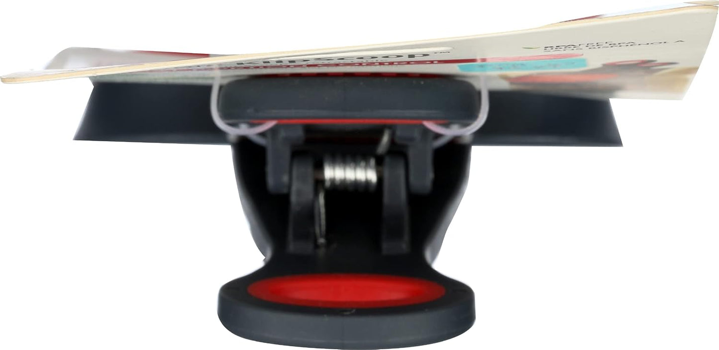Dexas Collapsible Square KlipScoop, 1 Cup Capacity, Red, GSK1432-1795