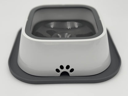 No Spill Dog Water Bowl with Silicone Mat - Spill Proof Slow Drinking Bowl for Home, Car & Travel - Mess-Free Water Bowl for Dogs
