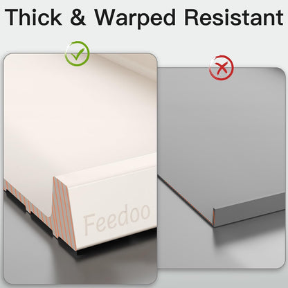 Pet Feeding Mat [Warped Resistant Raised Edge], Water-Proof Silicone Placement for Food Water Bowls, Anti-Slip Base Protect Floor, BPA-Free&Dishwasher-Safe [23.5x13.5inch Large, Gray]
