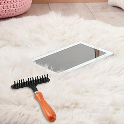 Carpet Rake Rake Handheld Quick Recovery Softness Clean Tool Portable Carpet Restoration Rake Carpet Groomer Rake for Steps Hallways