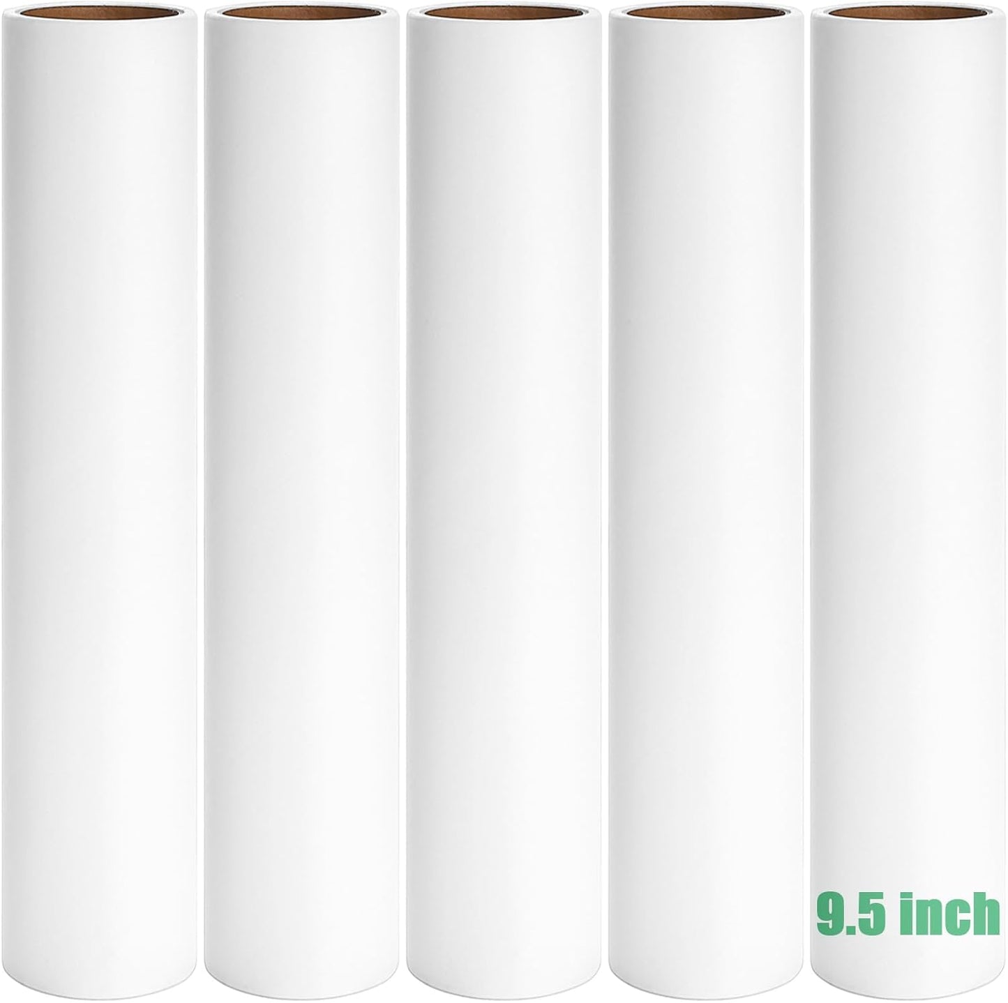 7.5 inch Lint Roller Refills Only, Pet Hair Remover Refills for Clothes Carpet Floor Couch, Extra Sticky Lint Brush Roller Refills, Pack of 5 Rolls, Total 300 Sheets (7.5'' Wide)